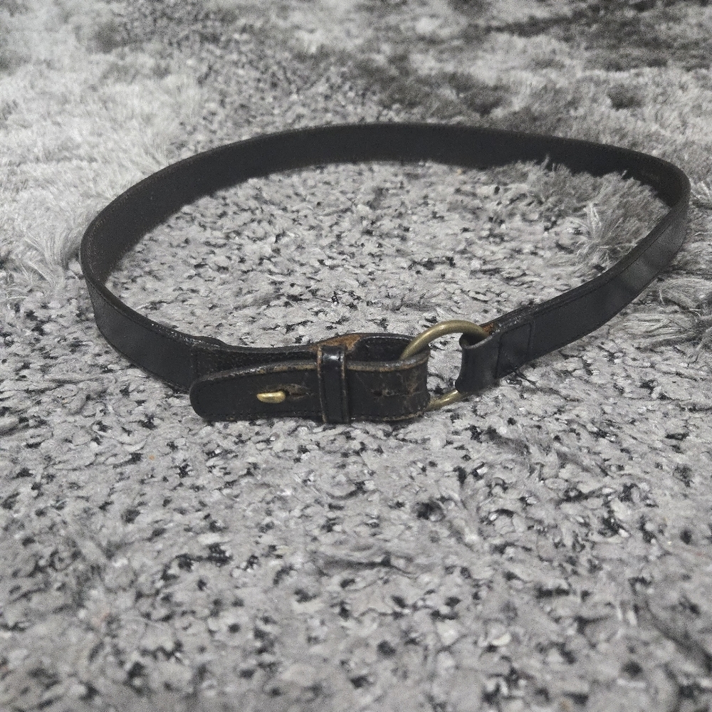 Mulberry  Leather Belt, Black Waist 32